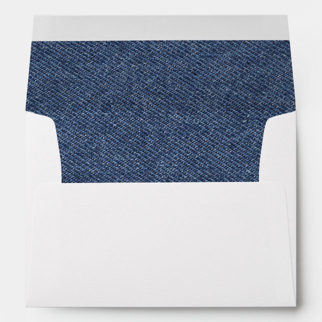 Denim Look Envelope (Back (Bottom))