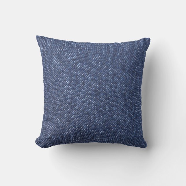 Denim Look Outdoor Cushion (Front)