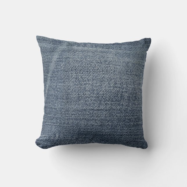 denim modern cushion (Front)