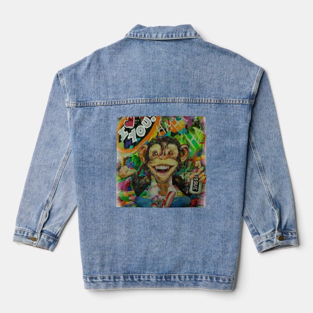 Denim monkey Jacket (Back)