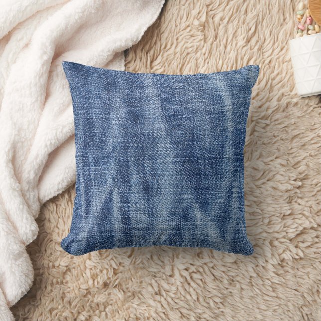 Denim Pattern Cushion (Blanket)