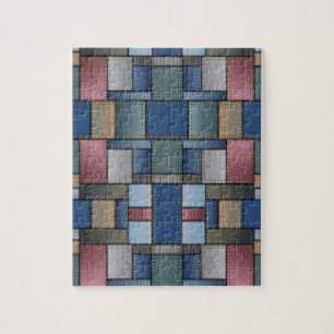 Denim Pattern Jigsaw Puzzle