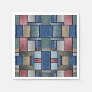 Denim Pattern Napkin