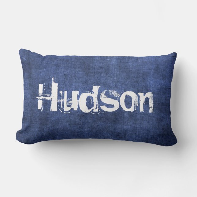 Denim Pillow Boys Nursery or Make it for YOU! (Front)