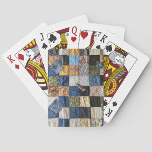 Denim Pocket Quilt Playing Cards