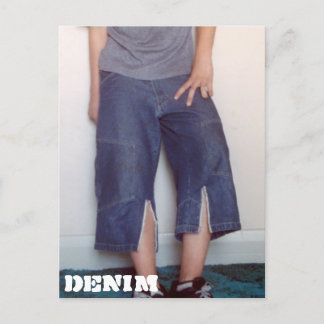Denim Series 11 Culottes Postcard