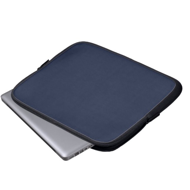 Denim Solid Plain Color Laptop Sleeve (Front Bottom)