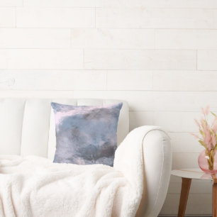 Denim water mist design cushion