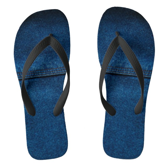 Denim with seam jandals (Footbed)