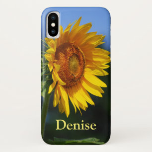 Denise, Big Sunflower (Personalise to any name) Case-Mate iPhone Case