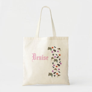 Denise, Name Logo With Australian Wildlife, Tote Bag