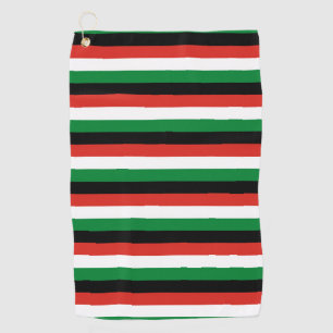 Denison city Texas flag stripes USA america patter Golf Towel