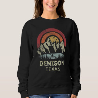 Denison Texas Mountain Sunset Sunrise Kayaking Sweatshirt