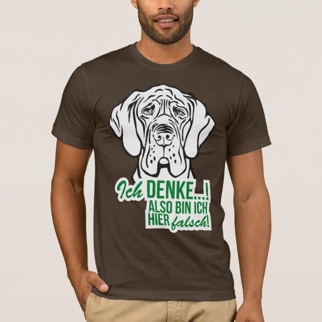 Denkende Doggen T-Shirt (Front)