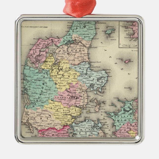 Denmark 11 metal tree decoration (Front)