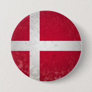 Denmark 7.5 Cm Round Badge