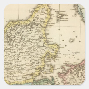 Denmark 8 square sticker