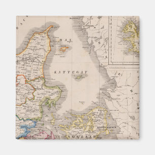 Denmark and Germany Magnet