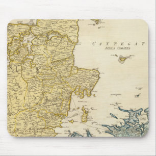 Denmark Atlas Map Mouse Pad