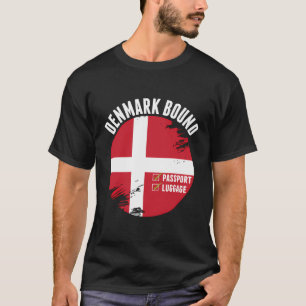 Denmark Bound Country Travel Dane Flag Vacation Tr T-Shirt