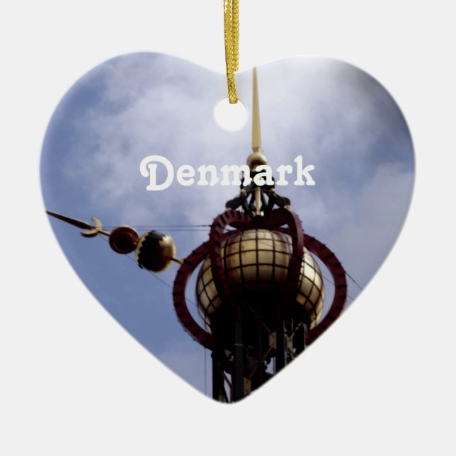 Denmark Ceramic Tree Decoration (Front)