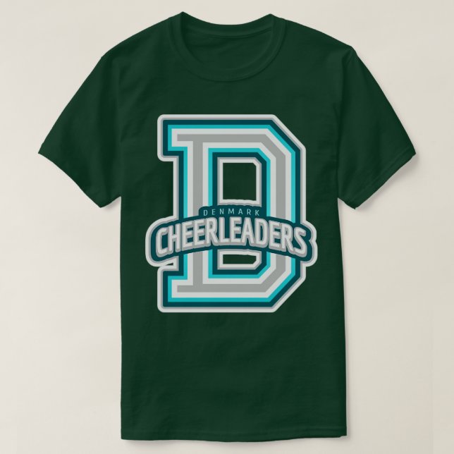 Denmark Cheerleader T-Shirt (Design Front)