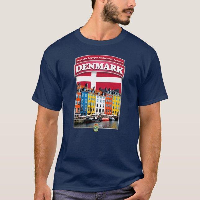 Denmark Copenhagen Europe T-Shirt (Front)