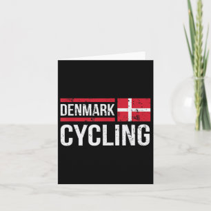Denmark Cycling Cyclist Bike Riding Racing Danish Card