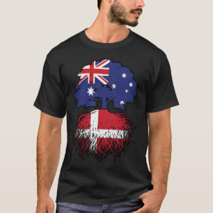 Denmark Danish Australian Australia Tree Roots T-Shirt