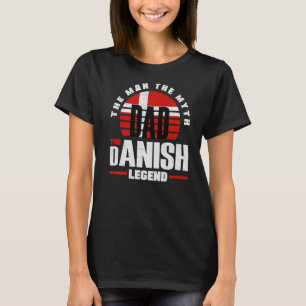 Denmark Danish Denmark Flag Father T-Shirt
