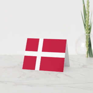 Denmark (Danish) Flag Card