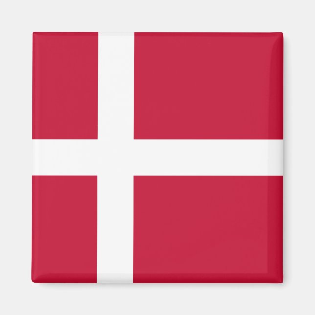 Denmark (Danish) Flag Magnet (Front)