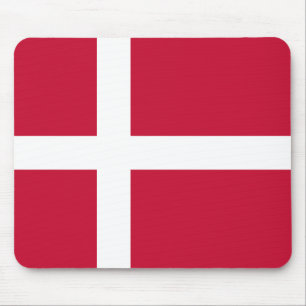 Denmark (Danish) Flag Mouse Pad