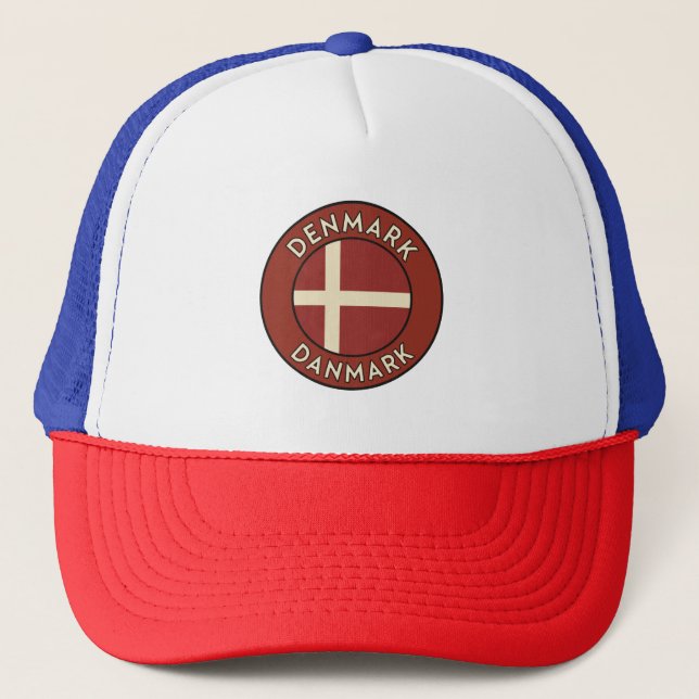 Denmark Danmark  Trucker Hat (Front)