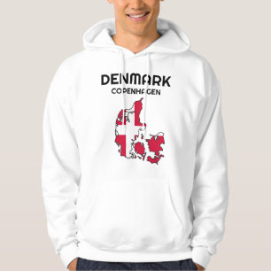 Denmark, Denmark country, Denmark flag, Danish Hoodie