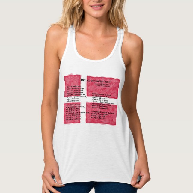 Denmark - Der er et yndigt land  Singlet (Front)