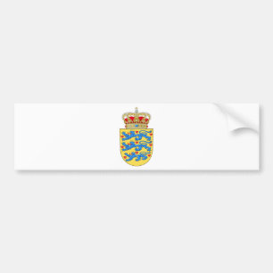 denmark emblem bumper sticker