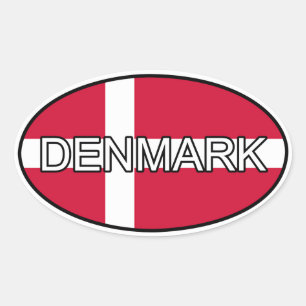 Denmark Euro Sticker