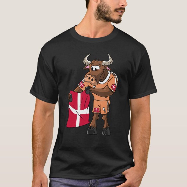 Denmark Fan Taurus T-Shirt (Front)