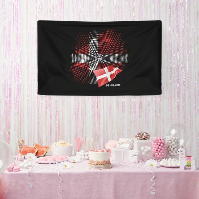 Denmark flag banner (Party)