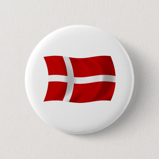 Denmark Flag Button (Front)