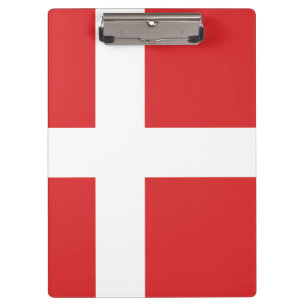 Denmark flag clipboard