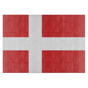 Denmark flag cutting board