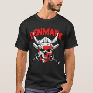 Denmark Flag Gift Hygge Copenhagen Danish Viking K T-Shirt
