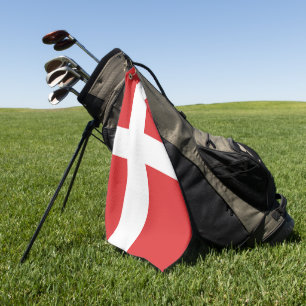Denmark flag golf towel