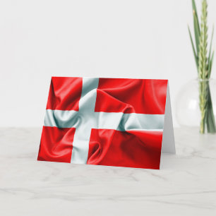 Denmark Flag Greeting Card