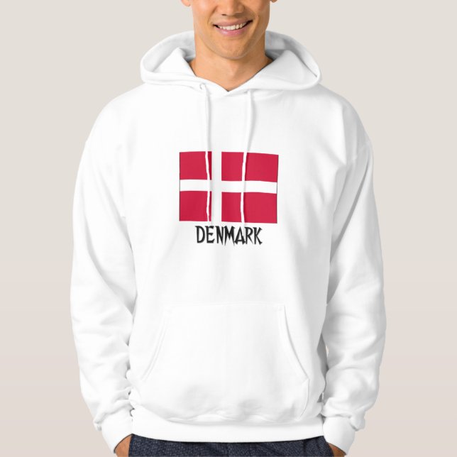 Denmark Flag Hoodie (Front)
