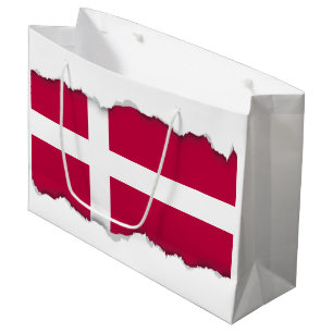 Denmark Flag Large Gift Bag