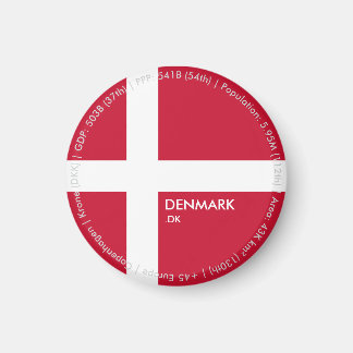 Denmark Flag Magnet