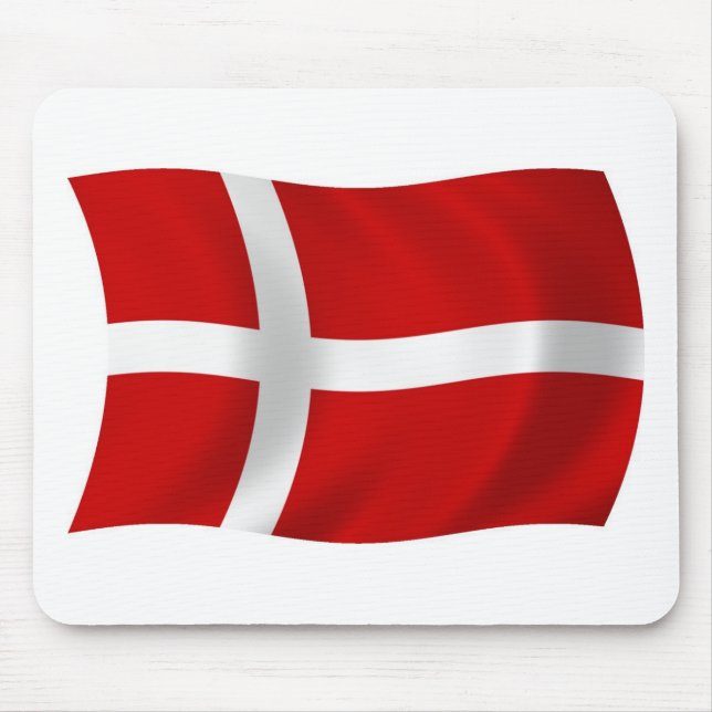 Denmark Flag Mousepad (Front)